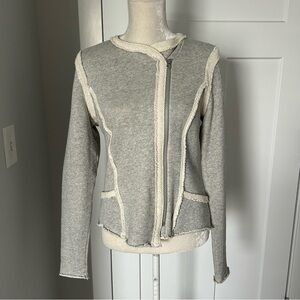 Lucky Lotus by Lucky Brand Zip Up Sweater